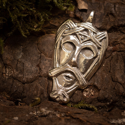 Maskenanhänger 925er Sterlingsilber