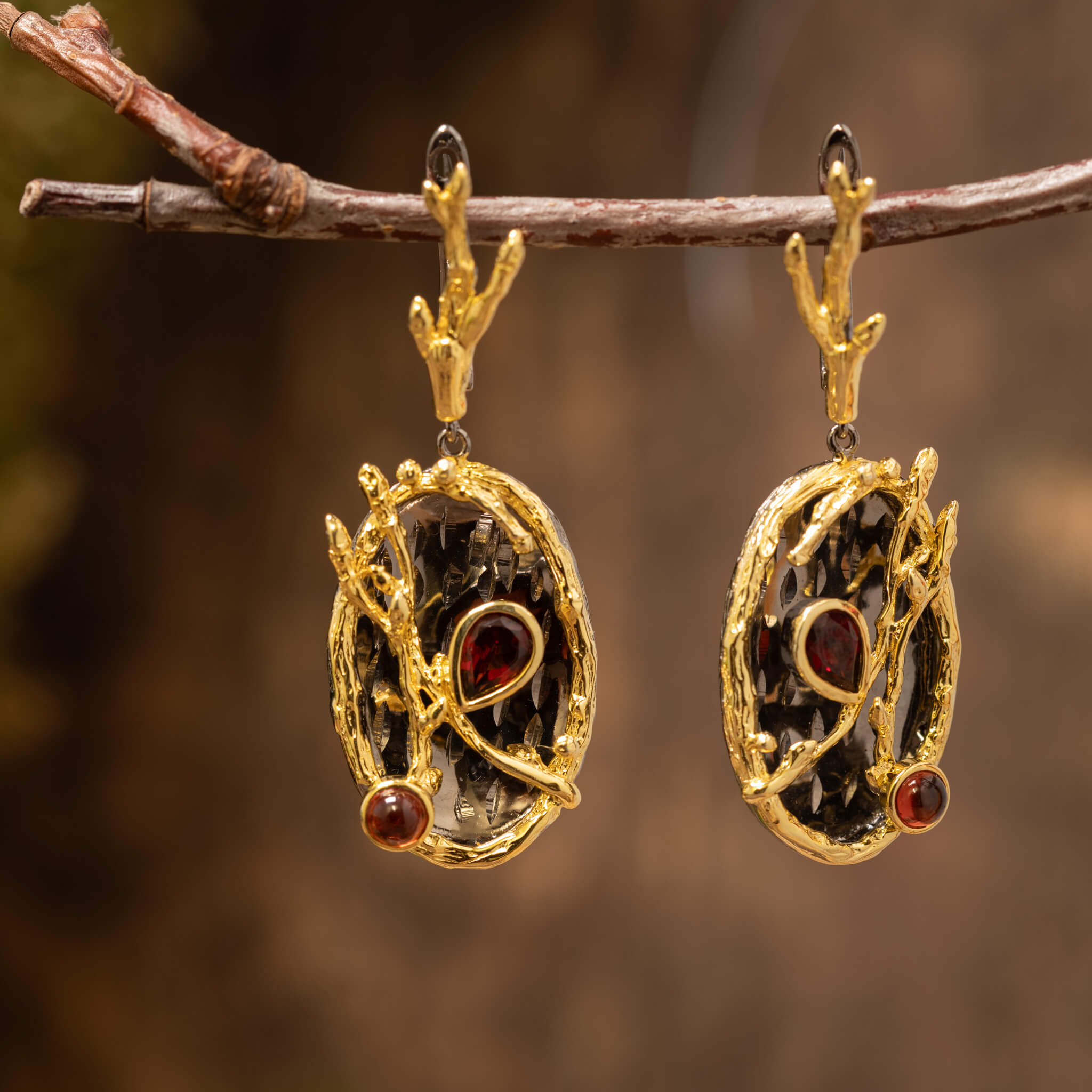 Hängeohrringe Velmora 925s Silber