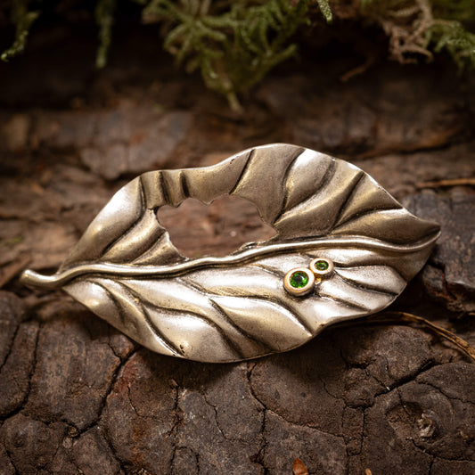 Brosche Virelith 925s Silber