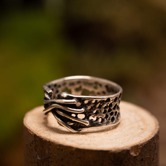 Silberring Laced 925s Silber