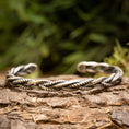 Bild in Galerie-Betrachter laden, Armband Bangle Twined 925s Silber
