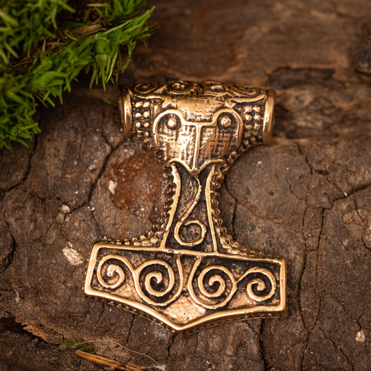 Mjölnir-Spiralanhänger Bronze – Bild 1