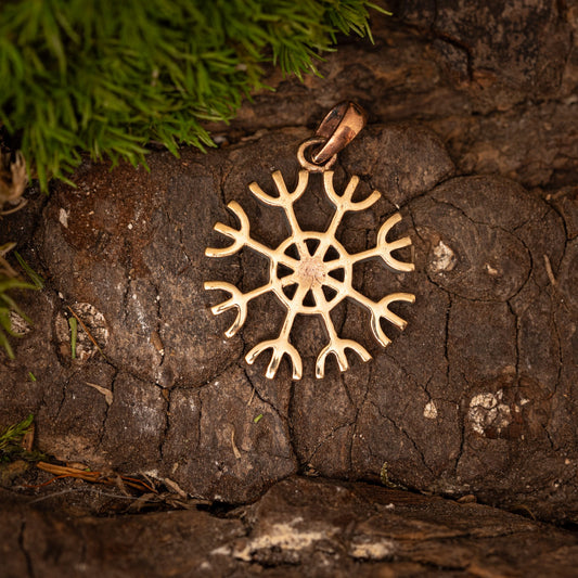 Yggdrasil Baum des Lebens Anhänger Bronze – Bild 1