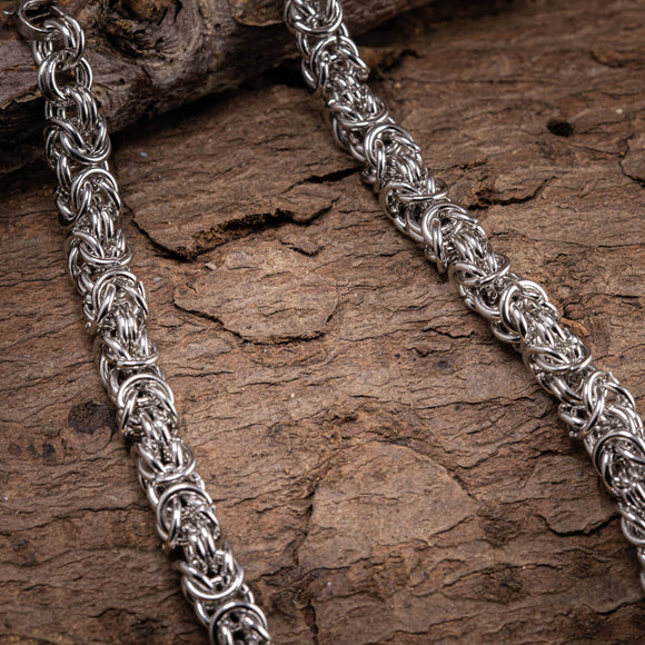 Halskette Königskette Stahl 10mm