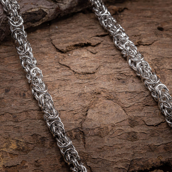 Halskette Königskette Stahl 8mm