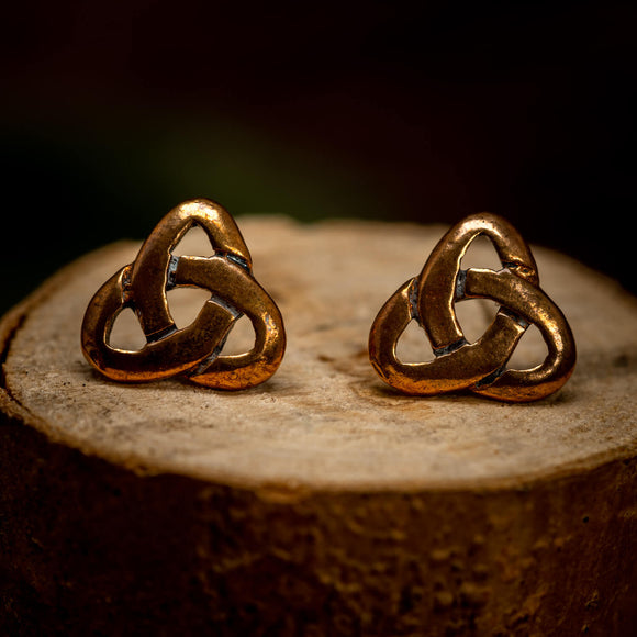 Ohrringe Keltischer Knoten Bronze 