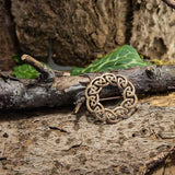 Brosche Keltischer Knoten Pin Bronze