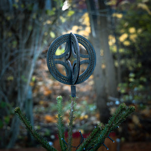 Sonnenrad Baumkrone / Weihnachtsstern (18cm)