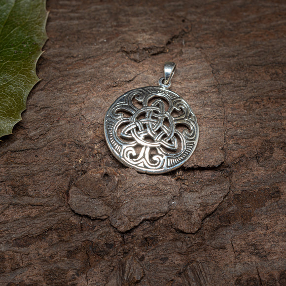 Anhänger Keltischer Knoten Schild 925er Silber