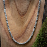 Halskette ByKila Königskette 5mm 925er Silber