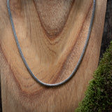 Halskette ByKila Herringbone 3mm 925er Silber