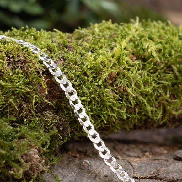 Halskette Fuchsschwanz 925er Silber 2mm