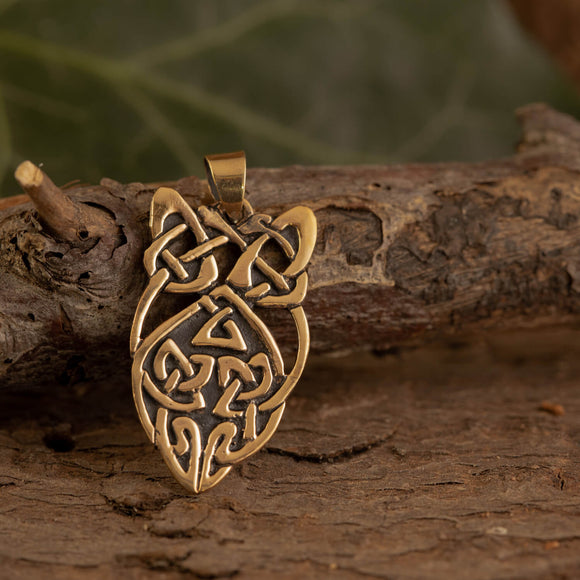Keltischer Knoten Anhänger Ewige Bronze