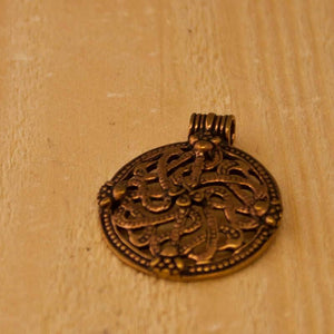 Wikinger keltischer Knoten Anhänger Bronze